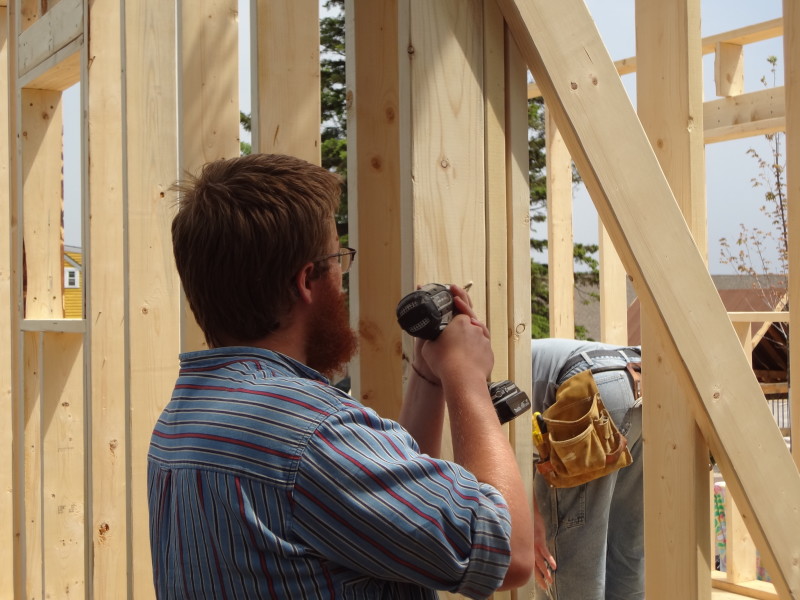 Fastening the 10" walls to the 14" walls
