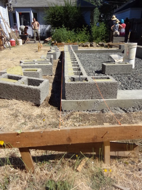 Aligning the blocks