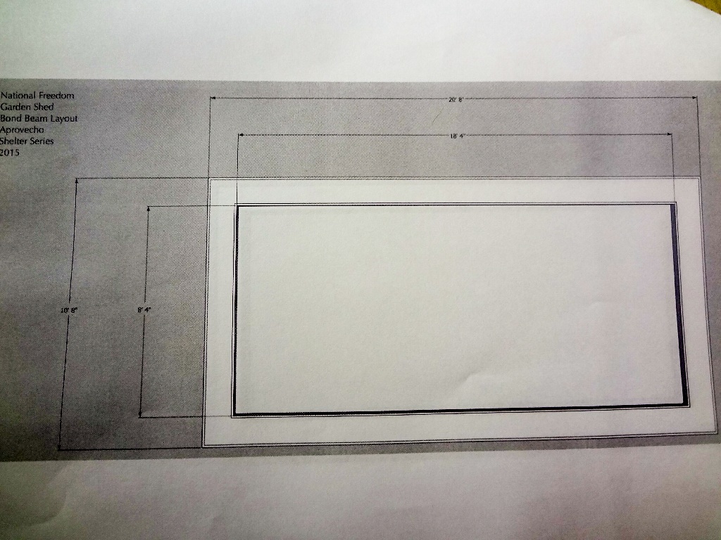 Bond beam , plans