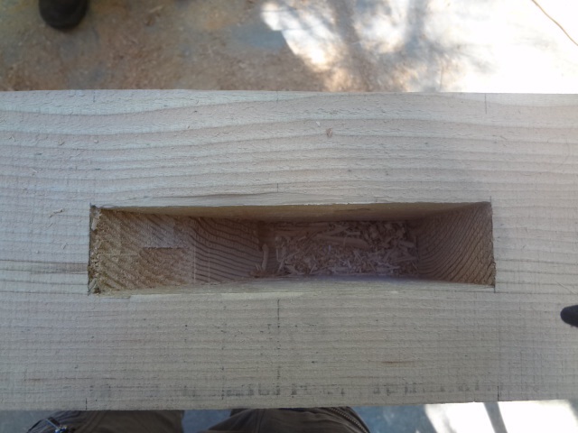 Mortise inside
